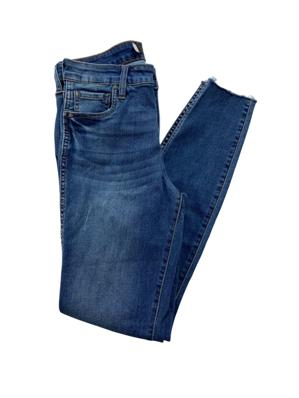 Kut from the Kloth Mia High Rise Fab Ab Toothpick Skinny Jeans 4 Blue Dark Wash